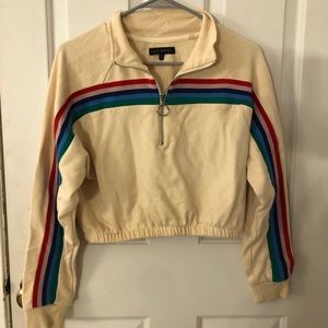 PacSun Crop Quarter Zip